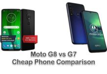 2020 년에 모토 G8 vs G7 최고 저렴한 전화