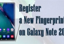Samsung Galaxy Note 20에 새 지문 등록 / 추가 방법