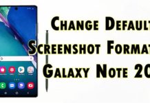 Samsung Galaxy Note 20에서 스크린 샷 형식을 변경하는 방법