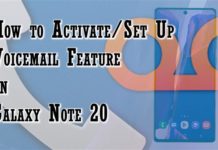 Galaxy Note 20에서 음성 메일을 활성화하고 설정하는 방법