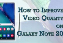 Samsung Galaxy Note 20에서 비디오 품질을 향상시키는 방법
