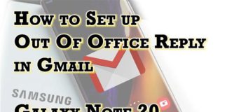 Como criar uma resposta automática fora do escritório no Gmail Note 20 | Resposta automática de férias do Gmail