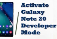 Samsung Galaxy Note 20에서 개발자 모드를 활성화하는 방법