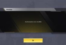 인증 오류로 인해 Call Of Duty Mobile에 로그인 할 수 없음