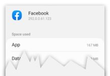 Facebook이 Galaxy S20 Plus에서 멈춤