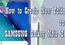 Samsung Galaxy Note 20에서 새 폴더를 만드는 방법