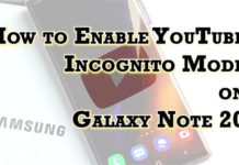 Samsung Galaxy Note 20에서 YouTube 시크릿 모드를 활성화하는 방법