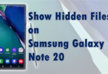 Samsung Galaxy Note 20에 숨겨진 파일을 표시하는 방법