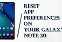 Galaxy Note 20에서 앱 기본 설정을 재설정하는 방법