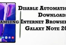 Samsung Galaxy Note 20에서 자동 다운로드를 비활성화하거나 중지하는 방법