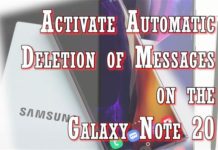 오래된 메시지를 자동으로 삭제하도록 Galaxy Note 20을 설정하는 방법