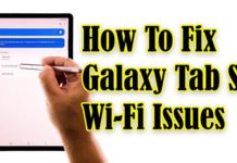 Galaxy Tab S7 WiFi 문제를 해결하는 방법