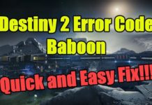 Steam의 Destiny 2 오류 코드 Baboon 빠르고 쉬운 수정