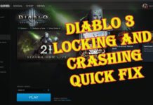 디아블로 3 잠금 및 충돌 빠른 수정