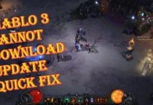 디아블로 3 업데이트 빠른 수정 프로그램을 다운로드 할 수 없습니다