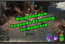 Android Easy Fix에서 충돌하는 Raid Shadow Legends