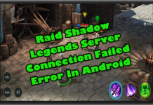 Android에서 Raid Shadow Legends 서버 연결 실패 오류