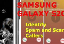 Galaxy S20에서 스팸 및 사기 발신자를 식별하는 방법