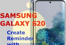 Galaxy S20 캘린더로 알림을 만드는 방법