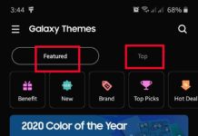 Samsung Galaxy 장치에서 테마를 사용하는 방법