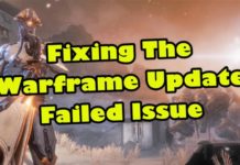 Warframe 업데이트 실패 문제 수정