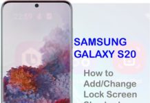 Galaxy S20에서 잠금 화면 바로 가기를 추가하고 변경하는 방법