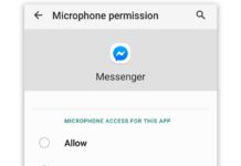 화상 통화 중 메신저 마이크가 작동하지 않음