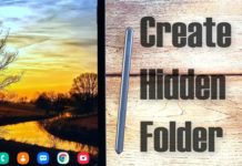 Samsung Galaxy Tab S6에 숨겨진 폴더를 만드는 방법 | 쉬운 단계