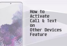 Samsung Galaxy S20의 다른 장치에서 전화 및 문자를 활성화하는 방법