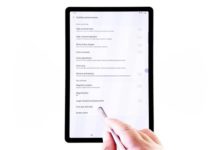 Galaxy Tab S6에서 글꼴 크기 및 글꼴 스타일을 변경하는 방법