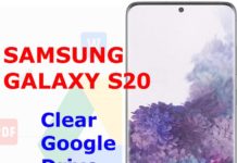Galaxy S20에서 Google 드라이브 캐시를 지우는 방법