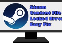 Steam 콘텐츠 파일 잠금 오류 간편 수정