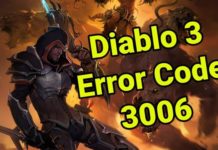 디아블로 3 오류 코드 3006 빠르고 쉬운 수정