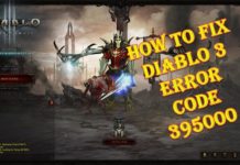 디아블로 3 오류 코드 395000 빠른 수정