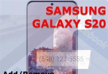 Facebook Galaxy S20에서 전화 번호를 추가하고 제거하는 방법