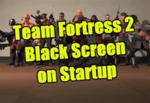 시작시 팀 포트리스 2 검은 색 화면 빠르고 쉽게 수정