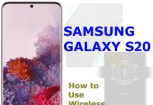 Galaxy S20 Wireless PowerShare 사용 방법