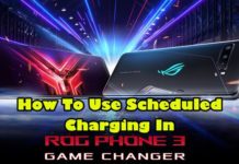 ROG Phone 3에서 예약 충전을 사용하는 방법