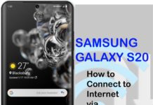 모바일 데이터를 사용하여 Galaxy S20을 인터넷에 연결하는 방법