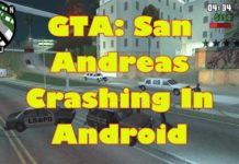Android 빠른 수정에서 GTA San Andreas 충돌