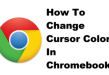 Chromebook에서 커서 색상을 변경하는 방법