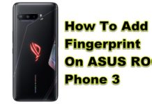 ASUS ROG Phone 3에 지문을 추가하는 방법