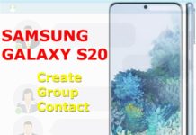 Galaxy S20에서 그룹 연락처를 만드는 방법