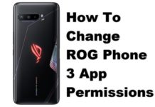 ROG Phone 3 앱 권한을 변경하는 방법