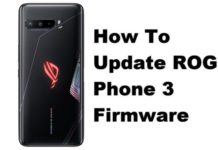 ROG Phone 3 펌웨어 업데이트 방법