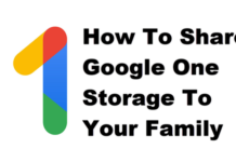 Google One 스토리지를 가족과 공유하는 방법