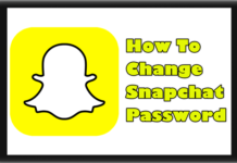 Snapchat 비밀번호를 변경하는 방법