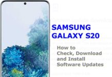 Galaxy S20 업데이트 확인 및 설치 방법