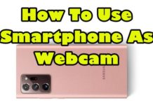 스마트 폰을 웹캠으로 사용하는 방법