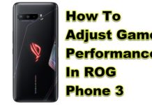 ROG Phone 3에서 게임 성능을 조정하는 방법